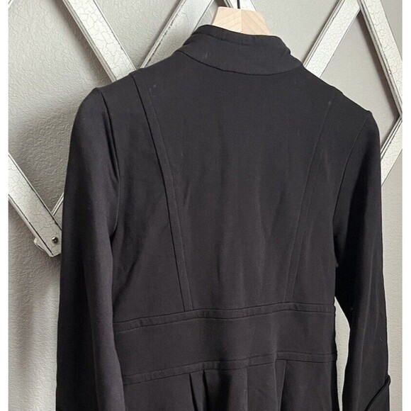 NWT! Cabi Grab & Go Military Style Steampunk Women's M Cotton Coat - Black #695 - Picture 9 of 10